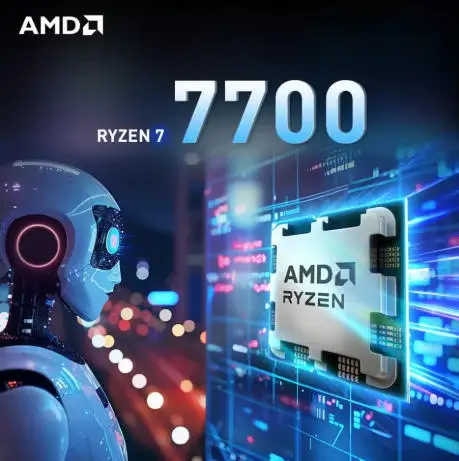 New AMD Ryzen 7 7700 Processor - Pc Gaming Ryzen review and price