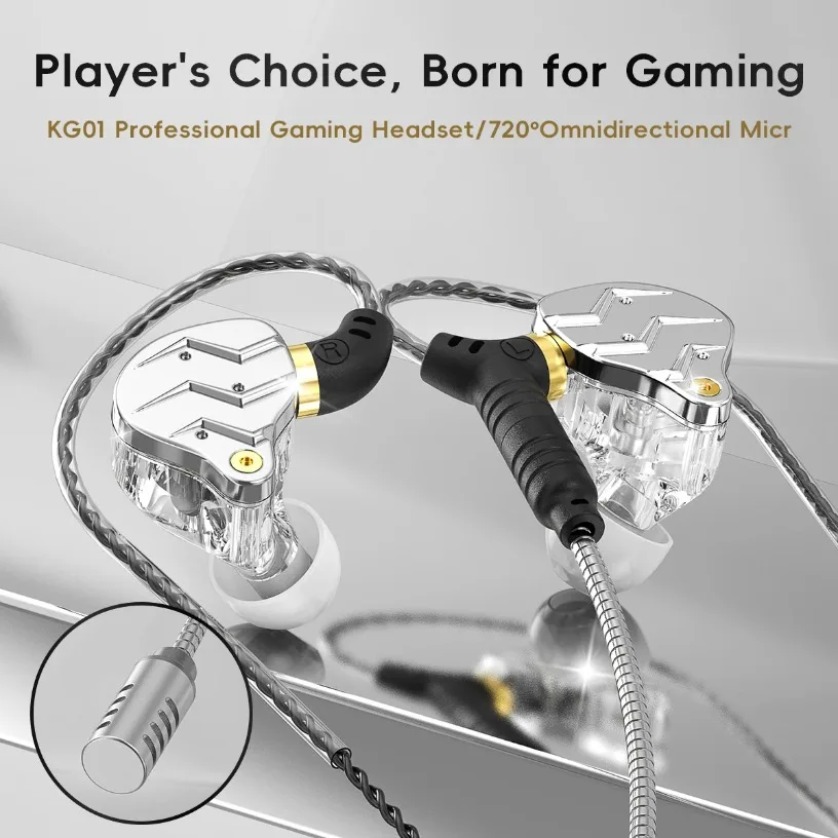 Earbuds with Mic Wired Gaming  - Pc Gaming Earbuds review and price