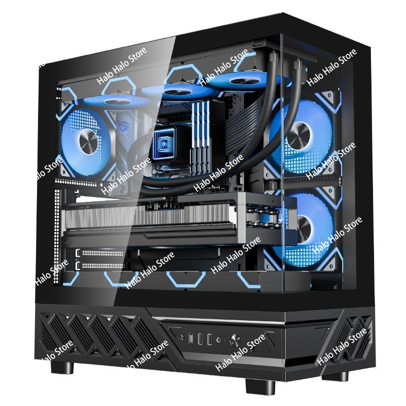 White Seaview ATX PC Case Temp - Pc Gaming Liquid review and price