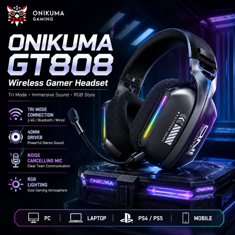 ONIKUMA GT808 Wireless Gaming  - Pc Gaming Earbuds review and price