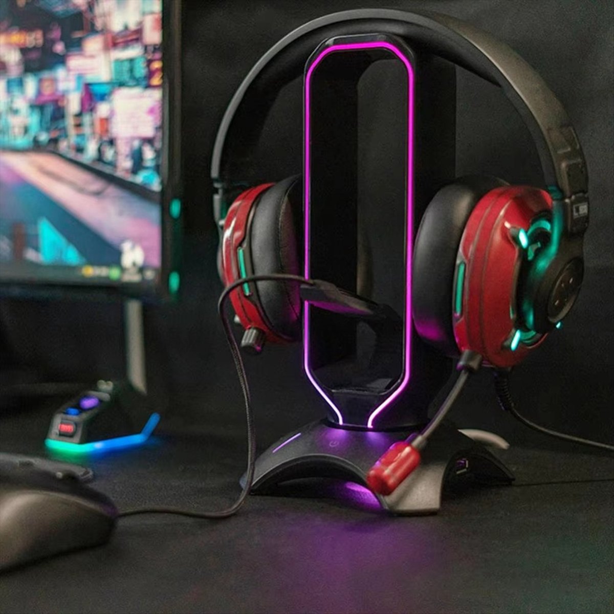 Stable- RGB Gaming Headphone S - Mouse Bungee Holder review and price