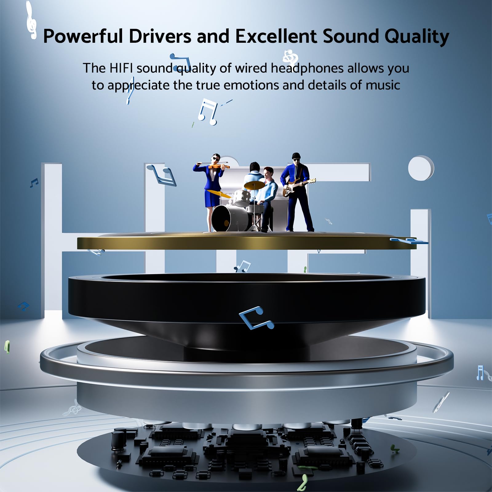 HiFi Surround Headphones Bass  - Pc Gaming Earbuds review and price