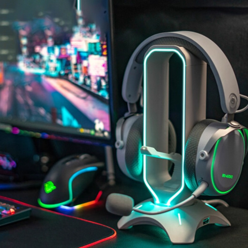 RGB Gaming Headphone Stand wit - Mouse Bungee Holder review and price