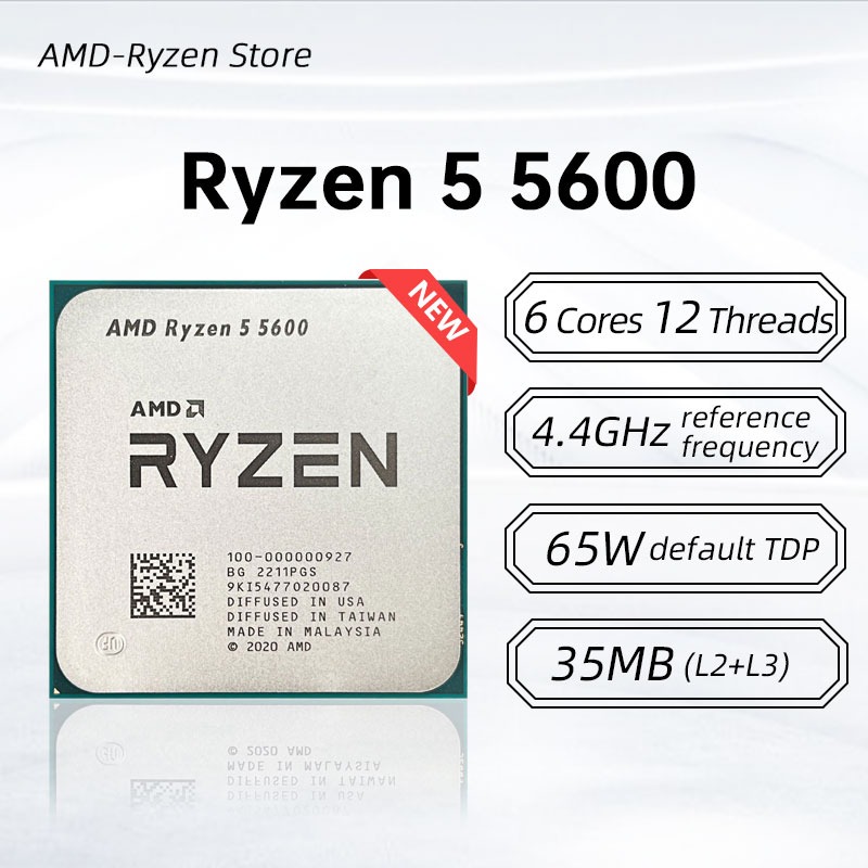 Ryzen 5 5600 6-Core 12-Thread  - Pc Gaming Ryzen review and price