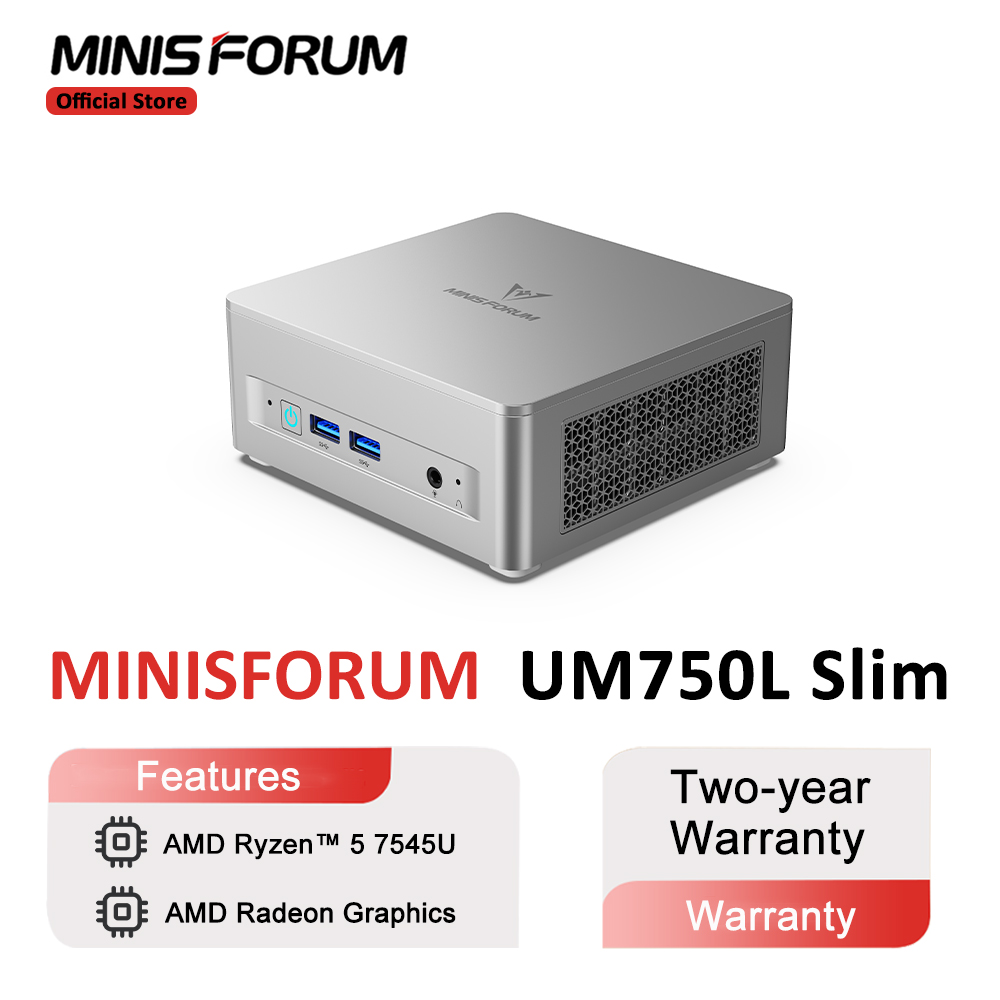 MINISFORUM Mini PC UM750L Slim - Pc Gaming Ryzen review and price