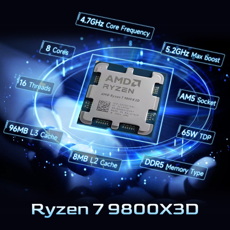 AMD Ryzen 7 9800X3D Content Cr - Pc Gaming Ryzen review and price