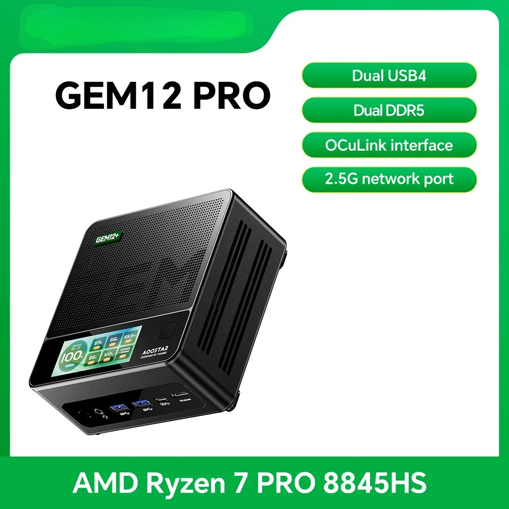 GEM12 Pro Mini PC Ryzen 7 PRO  - Pc Gaming Ryzen review and price