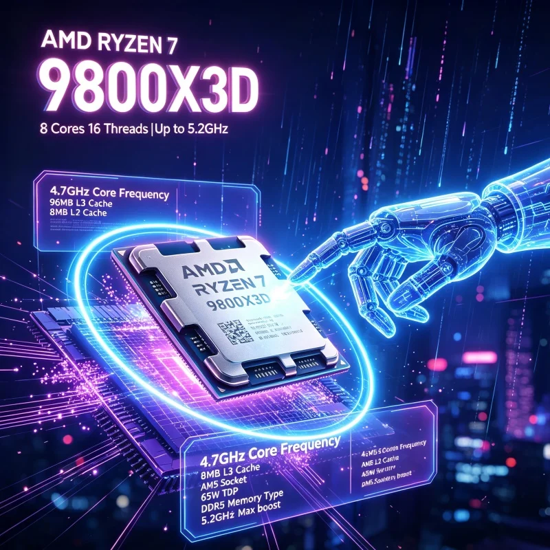 AMD Ryzen 7 9800X3D AM5 Gaming - Pc Gaming Ryzen review and price