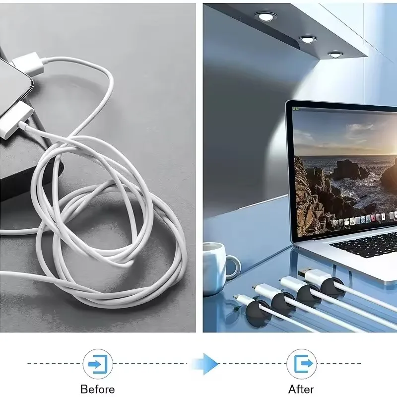 5/50Pcs Mini Cable Organizer S - Cable Management Sleeve review and price