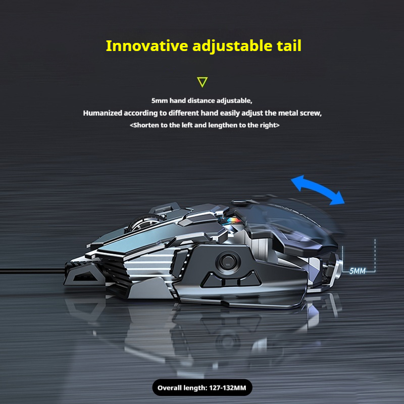 EWEADN Wired Gaming Mouse, RGB - Mouse Bungee Holder review and price